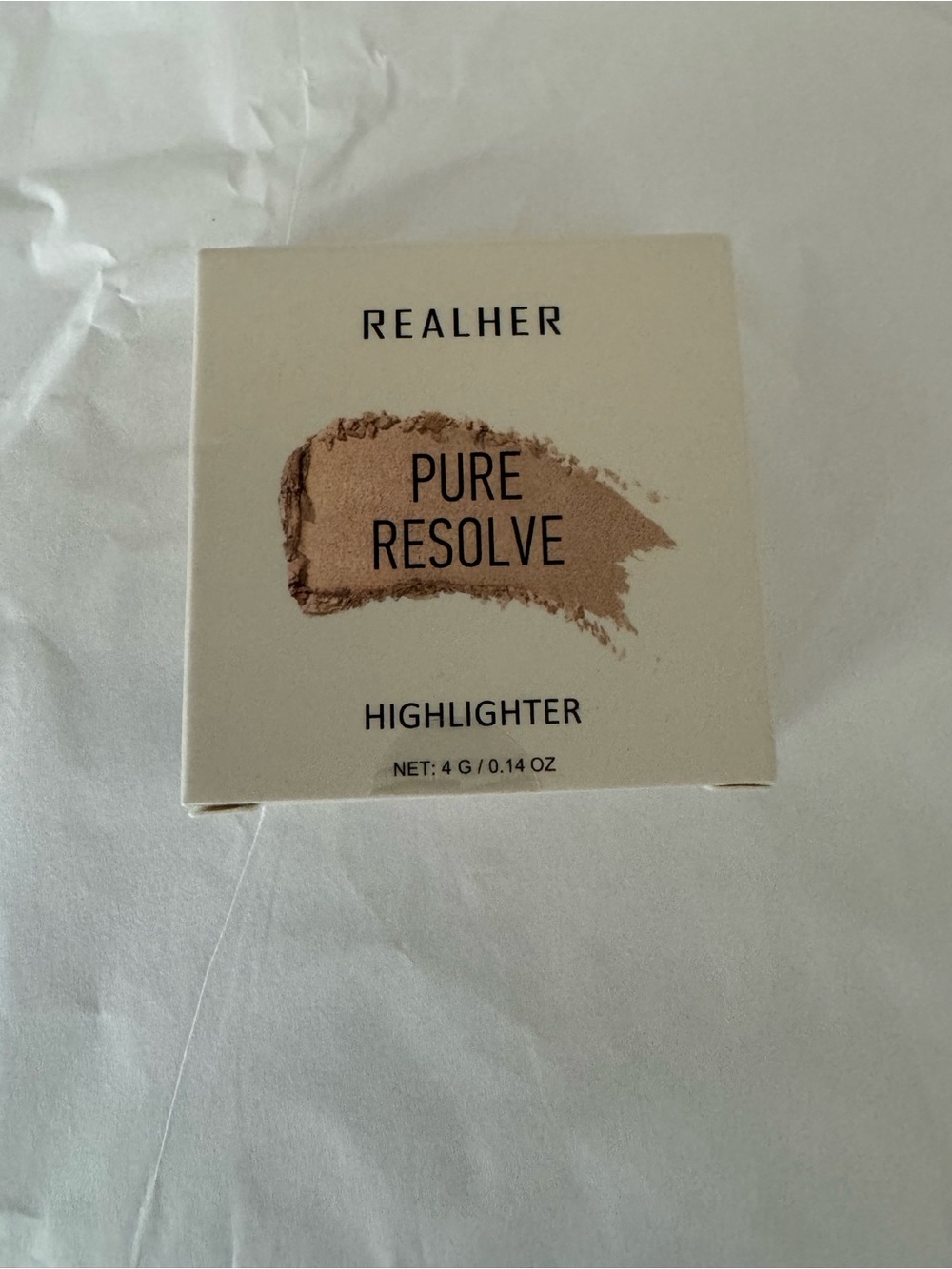 REALHER Pure Resolve Highlighter - Champagne Beige Glow